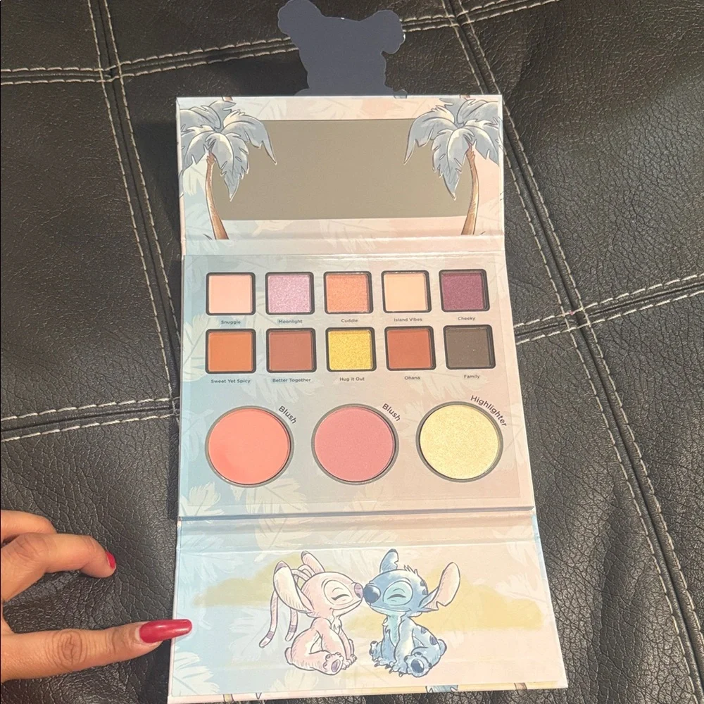Disney Stitch Blue and Tan Eyeshadow Palette